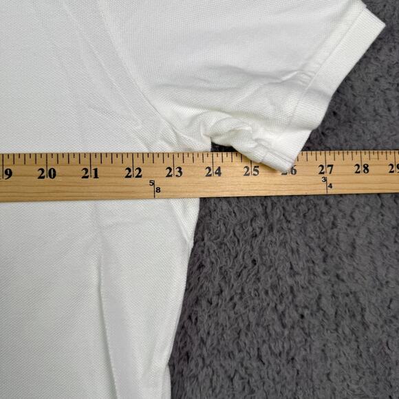 Polo Ralph Lauren Shirt Mens L White Classic Fit Pique Mesh Embroidered Pony NEW - Picture 7 of 9